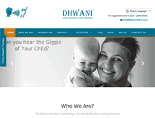 Tablet Screenshot of dhwanidhc.com